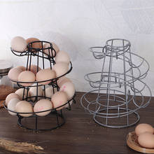 Kitchen Egg Rack Large-capacity Spiraling Organizer Basket Storage Holders Multifunctional stainless Steel Storage Holder 2024 - buy cheap