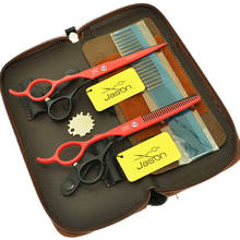 6.0" Left Hand Hair Cutting Scissors Thinning Shears Japan 440C  Steel Professional Hairdressing Scissors Hair Tijeras A0047D 2024 - buy cheap