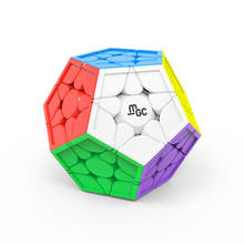 Yongjun MGC 3X3 magnético Megaminxeds cubo MGC Megaminxeds 3x3 magnético cubo mágico YongJun velocidad Megaminxeds cubo 12 caras cubo 2024 - compra barato