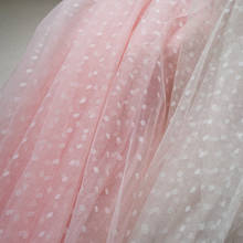 Tulle Dotted Mesh Lace Fabric Polka Dot Print Bridal Wedding Fabric DIY Handmade Curtain Bridal Veil Tutu Dress Lace fabric 2024 - buy cheap