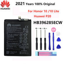 100% оригинальная запасная батарея для телефона Hua Wei HB396285ECW 3400 мАч для Huawei P20 Honor 10 Honor10 Lite Batteria 2024 - купить недорого