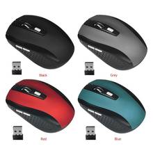 Portable 2.4GHz Wireless Optical Mouse 6 Buttons USB Receiver 2000 DPI Mice Working Gaming Mousefor Laptop Notebook PC 2024 - buy cheap