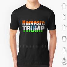 Namaste Trump Shirt Indian Flag T Shirt Prime Minister Modi T Shirt DIY Cotton Big Size S-6xl Trump Namaste Namaste Trump 2024 - buy cheap