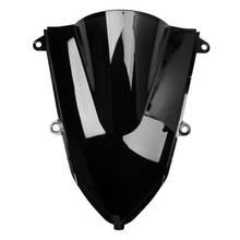 New Black Motorcycle ABS Double Bubble Windshield Fairing Windscreen Screen For Honda CBR500R CBR400R 2019 2020 2024 - buy cheap