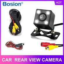 Car rear view camera HD rear view video vehicle camera Backup Reverse Camera 4 LED Night Vision Parking Camera wide angle 2024 - buy cheap