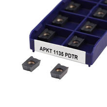 Высококачественные 100% оригинальные фрезерные Вставки APKT1135 APMT1135 PDTR LT30, токарные инструменты с ЧПУ, карбидные вставки для обработки алюминия 2024 - купить недорого