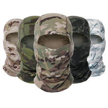 Pasamontañas táctico de camuflaje para hombre, bufanda de cuello, calentador de cuello, gorra deportiva militar para pesca, ciclismo, esquí y senderismo 2024 - compra barato