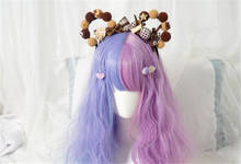 brown color bear style Lolita Cute Hairpin Cake dessert  Party Costume Headdress Hairclip gift  B946 2024 - buy cheap