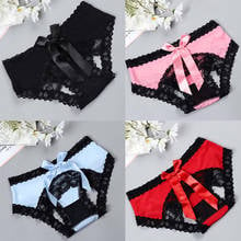 New Women Erotic Panties Sexy Crotchless Knickers Lingerie Underwear Ladies Sexy Lace Open Crotch Thong G-string Briefs 2024 - buy cheap