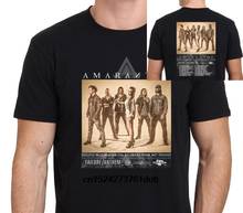 Amaranthe Tour мужские футболки черные S-3XL летние с коротким рукавом Круглый вырез мужские топы 2024 - купить недорого