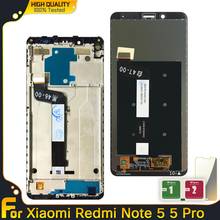 10-сенсорный AAA качественный ЖК-дисплей для Xiaomi Redmi Note 5 Pro, ЖК-экран, замена для Redmi Note 5 LCD + рамка Snapdragon 636 2024 - купить недорого