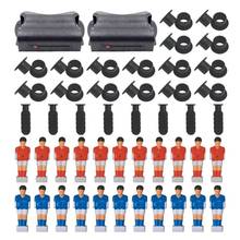 48" Table soccer parts economic kit 22  players+2 scoreS+16 bearings+8 handles for 12.7mm rods soccer table game 2024 - buy cheap