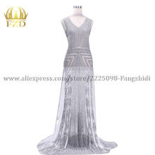 FZD-Conjunto de parches de diamantes de imitación para vestido de noche, accesorio de talla grande para coser, para vestido de fiesta, boda, 1 unidad 2024 - compra barato