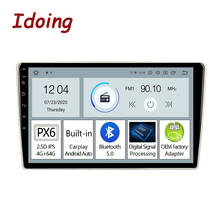 Автомагнитола Idoing PX6 9 ", Автомобильный плеер на Android, с GPS-Навигатором, Bluetooth, для Toyota Avensis 2004-2008, Plug And Play 2023 - купить недорого