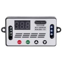 Controlador digital do atraso da economia de dados da c.c. 12v do interruptor do relé do atraso do temporizador 6v-30v DDC-431 2024 - compre barato