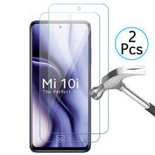 2 pçs vidro temperado para xiaomi mi 10i 10t 10 i t pro lite 5g para xiaomi10i mi10i película de proteção hd escudo sklo luz cobertura completa 2024 - compre barato