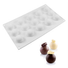 15Cavities Round Ball Shaped Mini Truffles Mold For Chocolate Mould Candy Pudding Jelly Mould DIY Non-Stick Cake DecoratingTools 2024 - buy cheap