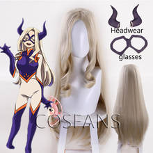 New My Hero Academia Boku No Hero Akademia Mt.Lady wig Cosplay Horns Glasses Headwear Cosplay Props Accessories Halloween 2024 - buy cheap