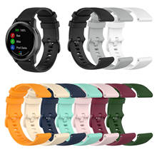 Correa de silicona para Samsung watch 3/Active 2/Huawei watch GT2/Amazfit GTR, repuesto para correa deportiva de 22mm y 20mm 2024 - compra barato
