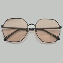 Óculos de sol quadrados vintage feminino 2021 moda marca frame liga gradiente óculos de sol uv400 com caixa 2024 - compre barato