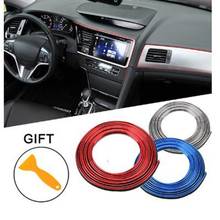 5M Car Universal Decoration Strips Auto Interior Frames Finishing Decoration Line Strips Air Dashboard Adhesive Decoration 2024 - buy cheap