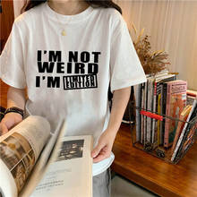 I’m not surprised I’m a limited edition printed women’s t-shirt casual and fun t-shirt gift 90s Harajuku graphic t-shirt Female 2024 - buy cheap