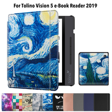 Чехол для Tolino Vision 5 чехол для Tolino Vision 5 7 дюймов 2019 электронная книга e-reader sleepcover funda capa оболочка стилус + пленка 2024 - купить недорого