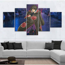 5 Piece Wall Art Canvas Anime Manga Ninja Figure Sasuke Posters And Pictures Modern Home Bedroom The Wall Decoration Paintings 2024 - buy cheap
