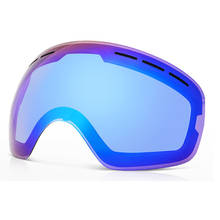 (Lente somente) óculos de esqui lente para anti-nevoeiro uv400 grande esférico óculos de esqui óculos de neve lentes de eyewear substituição 2024 - compre barato