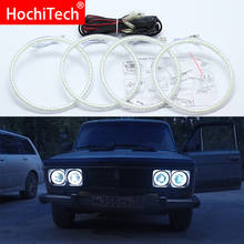 Led de Ojos de Ángel para Lada Vaz, kit de luz diurna DRL, superbrillante, color blanco, 2106, 1976, 1997, 1998, 1999, 2000, 2001, 3528 2024 - compra barato