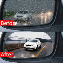 2/4PCS Car Rearview Mirror Rainproof Film Nano Mirror Anti-fog Film Mirror Glass Water Repellent Long-lasting Film Universal 2024 - buy cheap