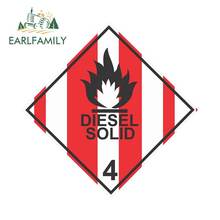 EARLFAMILY 13cm x 13cm For Dangerous Labels Flammable Vinyl Car Wrap Decal Scratch-Proof Car Stickers Campervan Waterproof 2024 - buy cheap