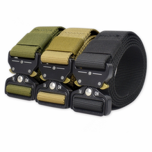 3.8cm Tactical Molle Belt Mens Military Army Combat Waist Belts Utility Nylon Heavy Duty Hunting Airsoft Sports Waist Support 2024 - buy cheap