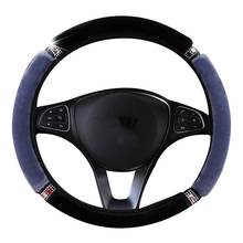 Capa de volante para autos, capa de pelúcia macia para o interior do carro, 37, 38cm, diâmetro 2024 - compre barato