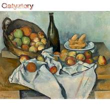 GATYZTORY DIY Painting by numbers Apple basket paint by numbers for children photo frames for picture wall art canvas acrylic pa 2024 - buy cheap