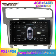 Reproductor Multimedia PX5 y PX6 para coche, 2Din autorradio CON NAVEGADOR GPS, Android, grabadora, Carplay, DSP, unidad principal, para VW Golf 7 2013-2015 2024 - compra barato