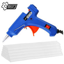 Hot Melt Glue Gun with 7*100MM Glue Sticks 20W Industrial Mini Guns Thermo Electric Heat Temperature Tool 2024 - buy cheap