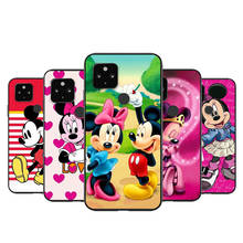 Disney Cute Mickey Minne Shockproof Cover for Google Pixel 5 4 4a XL 5G Black TPU Soft Phone Case 2024 - buy cheap