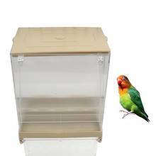 Alimentador de gravedad de semillas para mascotas, contenedor de comida automático a prueba de salpicaduras, suministros para aves, 1 ud. 2024 - compra barato