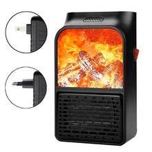 Portable Ceramic Space Heater Electric Fireplace Heater Fan Thermostat Control 2024 - buy cheap
