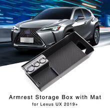 Armrest Storage Box for Lexus UX 200 250h 2019 2020 Interior Organizer Center Console Glove Holder Tray 2024 - buy cheap