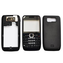 ZUGZUC новый пластиковый полный корпус для Nokia E63, полный корпус, задняя крышка, средняя рамка, передняя рамка, клавиатура, логотип 2024 - купить недорого