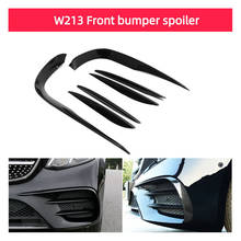 Carbon Front Bumper Spoiler Splitter Cover Grille Air Vent Trim For Mercedes Benz E Cl W213 Sport E63 2016 2017 2018 2024 - buy cheap