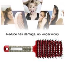 2018 Women Hair Scalp Massage Comb Bristle & Nylon Hairbrush Wet Curly Detangle Hair Brush for Salon Hairdressing Styling Tools 2024 - buy cheap