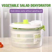 Deshidratador de verduras de plástico Manual, secador de hojas de espinaca y ensalada grande, escurridor de agua, accesorios de cocina para ensaladas 2024 - compra barato