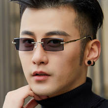 Zerosun Myopia Photochromic Sunglasses Men Rimless Chameleon Sun Glasses for Man Frameless Fashion Driving 2024 - buy cheap