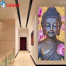 New ! Abstract Buddhism Buddha Painting Diamond Painting Full Square Embroidery Flowers Diamond Cross Stitch big Home Decor Gift 2024 - buy cheap