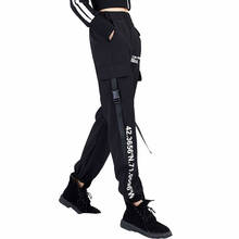 Women New Fashion High Waist Cargo Pants Plus Size Female Casual Ankle-length Korean Style Streetwear Trousers Loose Jogger Pant 2024 - buy cheap