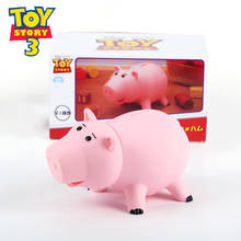 Figuras de acción de Disney Toy Story Hamm, alcancía, caja de monedas de cerdo rosa, modelo coleccionable de Pvc, versión Q, juguetes para niños 2024 - compra barato