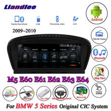 Para bmw série 5 e60/e61/e62/e63 2009 2010 original cic sistema android 10.0 player multimídia carplay androidauto gps navegação 2024 - compre barato